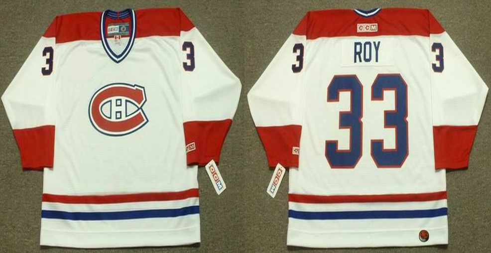 2019 Men Montreal Canadiens #33 Roy White CCM NHL jerseys->montreal canadiens->NHL Jersey